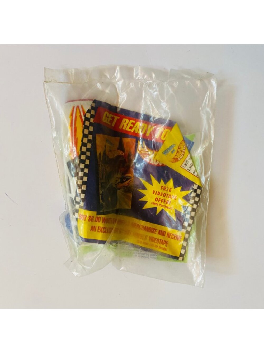 Hot Wheels McDonalds Happy Meal Racing Series Funny Car Sealed 1992 Collectible - Picture 8 of 11
